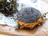 Black burger végétarien (galettes potimarron-lentilles corail)