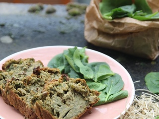 Cake épinards-pesto ail des ours
