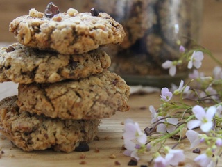 Cookies aux pois chiche et à la fève tonka