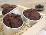 Muffins au chocolat et cerises amarena
