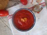 Soupe tomate gingembre