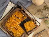 Tarte rustique butternut-oignons caramélisés-noisette