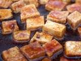 Tofu caramélisé sauce soja (Végan)