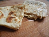 Naan au fromage Végétalien