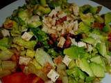 Salade avec Tofu Fromage Végétal et Graines sauce Miso