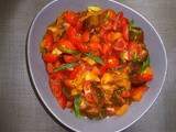 Salade de Tomates multicouleurs Estragon & sauce Soja / Orange