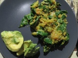 Lentilles corail aux blettes - Vegan