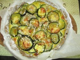 Tarte salée courgettes et graines de tournesol (pâte maison à la farine de seigle)