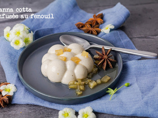 Panna cotta infusée au fenouil