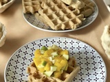 Gaufres à la farine de patate douce : un dîner aussi gourmand que polyvalent