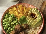 Mango & falafel bowl