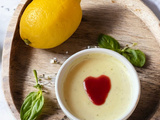 Panna Cotta citron & basilic au Thermomix