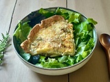 Tarte salée aux pommes de terre et crème de romarin