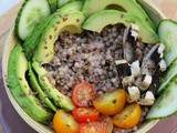 Veggie bowl de sarrasin & légumes frais – #Vegan