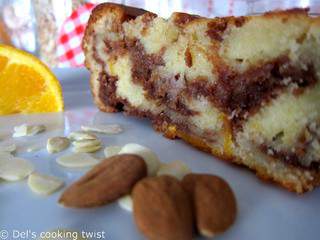 Cake moelleux à l’orange et au nutella | Del's cooking twist