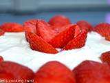 Layer cake au citron et aux fraises