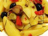 Poêlée de pommes de terre aux olives et aux citrons