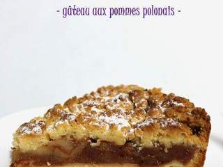 Szarlotka (gâteau aux pommes polonais) de Dagmara