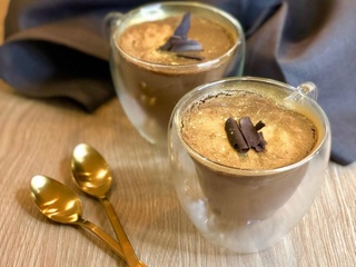 Mousses craquantes au chocolat