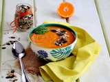 Soupe aux patates douces, carottes et clémentines