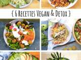 6 Repas Detox { Healthy Vegan }