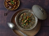 Soupe de lentilles alsacienne (linsesupp) (végétalien, vegan)