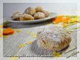 Biscuits craquelés citron amande sans gluten, sans beurre