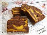 Cake marbré chocolat potiron