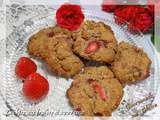 Cookies sans gluten aux fraises et sucre coco