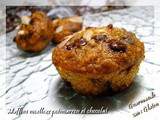 Muffins moelleux potimarron et chocolat