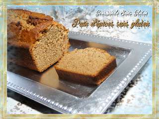 Pain d'épices sans gluten aux écorces d'oranges confites