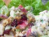 Salade Waldorf minceur (vegan & sans gluten)