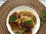 Beignets de courgette à la menthe #vegan