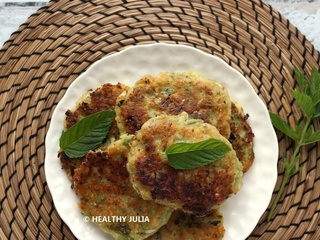 Beignets de courgette à la menthe #vegan