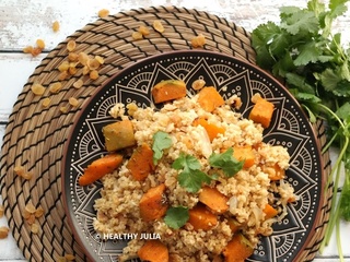 Boulgour sucré salé à la courge #vegan