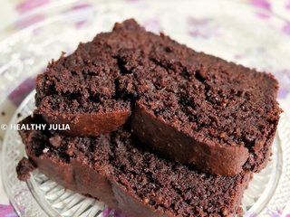 Cake fondant au chocolat #vegan