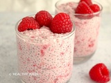 Chia pudding au yaourt et framboises