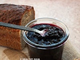 Confiture allégée de myrtilles sauvages #vegan