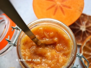 Confiture de kakis au citron #vegan
