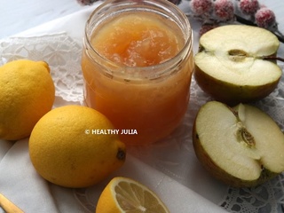 Confiture de pommes au citron #vegan