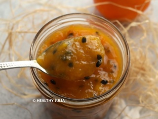 Confiture orange-passion allégée en sucre #vegan