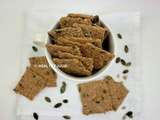 Crackers au sarrasin et graines #vegan