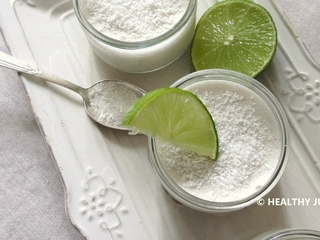 Crèmes dessert coco-citron #vegan