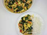 Curry de tofu fumé aux légumes #vegan