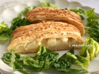 Feuilleté tressé aux asperges #vegan