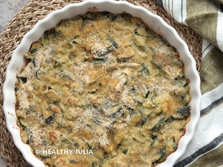 Gratin de courgettes ail et fines herbes #vegan