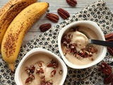 Nice cream au beurre de cacahuète (2 ingrédients) #vegan