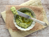 Pesto d'avocat au basilic #vegan