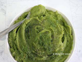 Purée de pommes de terre et épinards #vegan