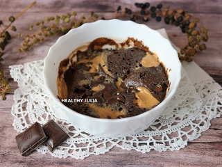Ramcake au chocolat et beurre de cacahuète #vegan